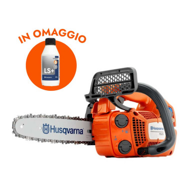 MOTOSEGA HUSQVARNA T525 X-TORQ 27 cc BARRA 25 cm DA POTATURA A UNA MANO 2,7 Kg