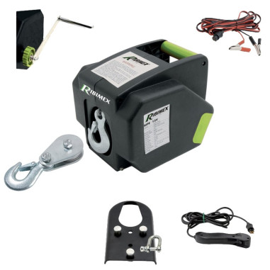VERRICELLO ELETTRICO RIBITECH 12 V KIT INSTALLAZIONE COMANDO A DISTANZA