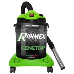 Ribimex CENETOP aspiracenere 1200W bidone 18 L per stufa e camino