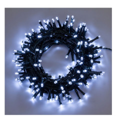 Luci catena mini lucciole di natale 300 Led LUCE FREDDA 18 mt IP44