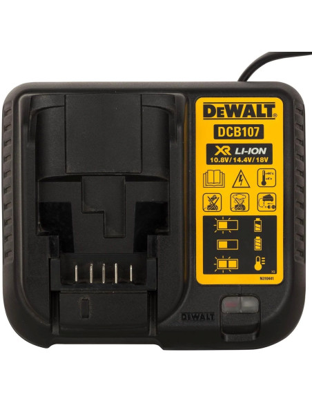 Caricabatterie DeWALT DCB107  10.8V 18V Li-Ion