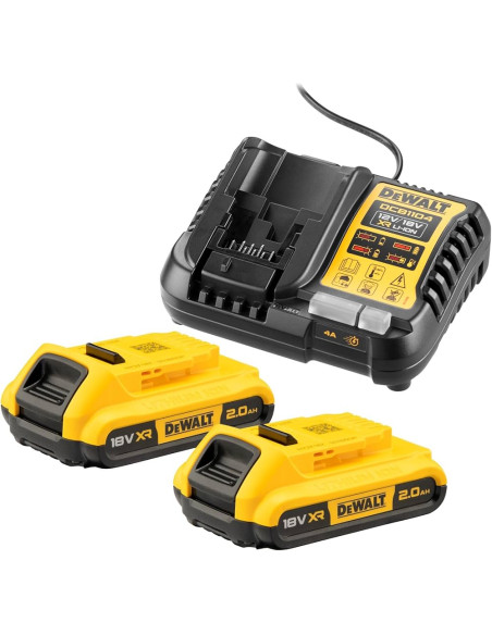 Caricabatteria Rapido DeWalt DCB1104 multivoltaggio XR 4A 10,8-14,4-18V Li-Ion - Potenza 4A / ora