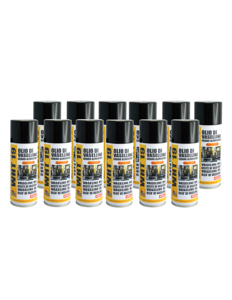 Star Tech WHT-19 Olio di Vaselina Spray 400 ml - Lubrificante Alimentare