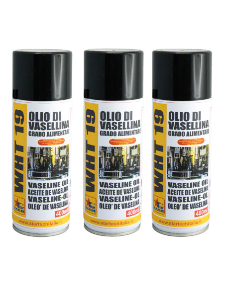 Star Tech WHT-19 Olio di Vaselina Spray 400 ml - Lubrificante Alimentare