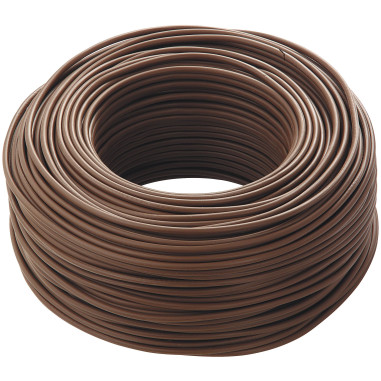 CAVO FILO ELETTRICO FS18OR18 300-500V BIPOLARE SENZA NEUTRO MARRONE 2x1 mm