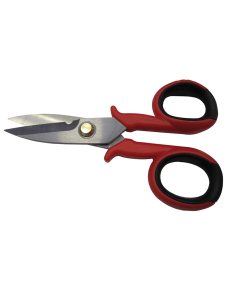 FERMEC Forbice per elettricista 145 MM, MICRODENTATE INOX, IMPUGNATURA ERGONOMICA