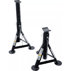 Coppia di cavalletti BGS 3002 per sostegno veicoli auto portata 3T