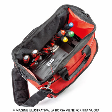 BORSA VALIGIA PORTAUTENSILI PORTA ATTREZZI (VUOTA) 15LT PORTATA 10KG USAG 007MCV