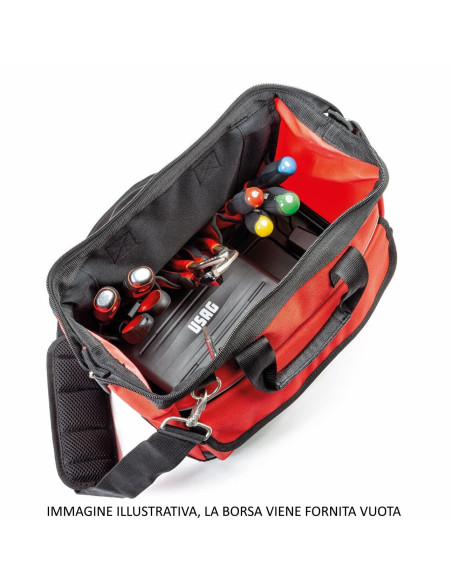 BORSA VALIGIA PORTAUTENSILI PORTA ATTREZZI (VUOTA) 15LT PORTATA 10KG USAG 007MCV