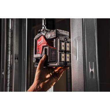 Livella Laser Rotante Milwaukee M12 3PL-401C 360°| VERDE con Batteria
