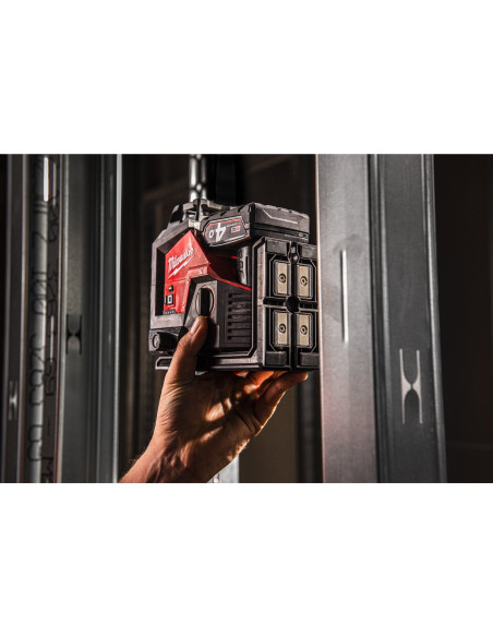 Livella Laser Rotante Milwaukee M12 3PL-401C 360°| VERDE con Batteria