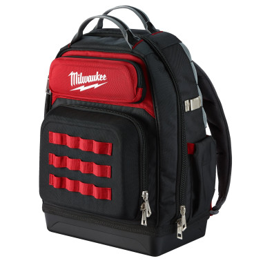 MILWAUKEE Zaino da cantiere porta utensili multi tasche fondo rigido