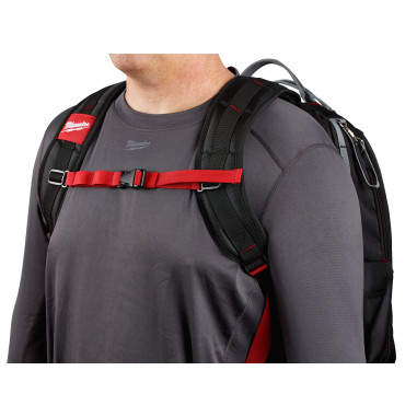 MILWAUKEE Zaino da cantiere porta utensili multi tasche fondo rigido