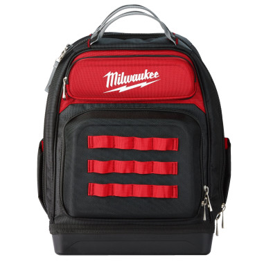 MILWAUKEE Zaino da cantiere porta utensili multi tasche fondo rigido