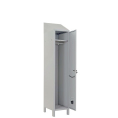 ARMADIETTO ARMADIO SPOGLIATOIO 1 ANTA 1 POSTO H179 NORMA ASL CON TETTO