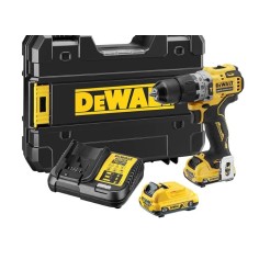 DEWALT DCD706D2-QW Trapano avvitatore con percussione Compatto XR 12V 2x2.0Ah