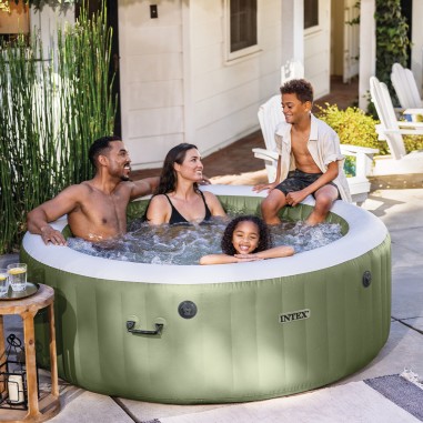 Intex 28426NP PureSpa Bubble Massage Spa Gonfiabile 4 Posti 196 cm