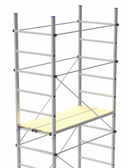 Trabattello alluminio Marchetti ZEUS Impalcatura ponteggio H. 3,6 m