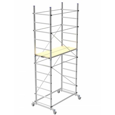 Trabattello alluminio Marchetti ZEUS Impalcatura ponteggio H. 3,6 m