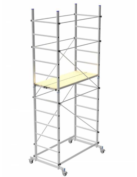 Trabattello alluminio Marchetti ZEUS Impalcatura ponteggio H. 3,6 m