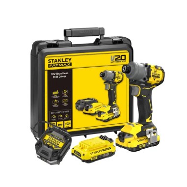 STANLEY SFMCF830D2K-QW Avvitatore a impulsi 203 nm 18V BRUSHLESS  2 batterie 2ah