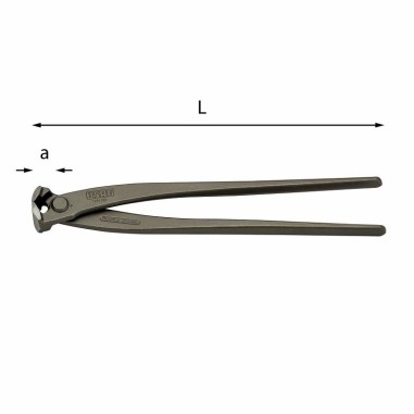 USAG 199 Tenaglia per cementisti ferraiolo muratore PROFESSIONALE 190 mm