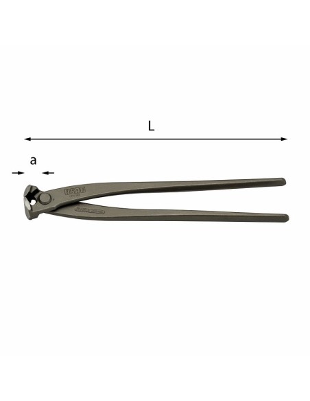 USAG 199 Tenaglia per cementisti ferraiolo muratore PROFESSIONALE 190 mm