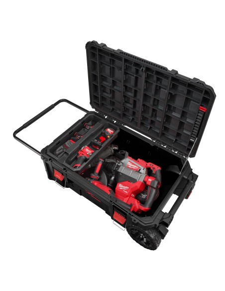 Cassone Porta Utensili Milwaukee PACKOUT™ su Due Ruote, Sistema Modulare