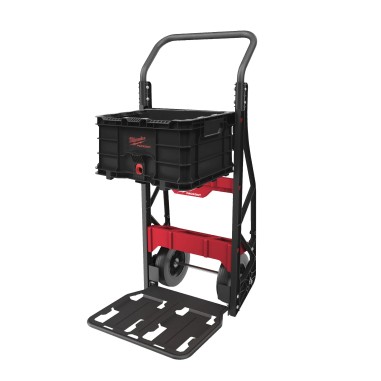 Carrello Milwaukee PACKOUT™ a Due Ruote 180 kg – Trasporto Utensili Modulabile