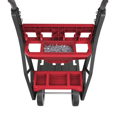 Carrello Milwaukee PACKOUT™ a Due Ruote 180 kg – Trasporto Utensili Modulabile