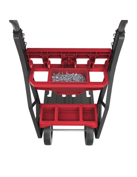 Carrello Milwaukee PACKOUT™ a Due Ruote 180 kg – Trasporto Utensili Modulabile