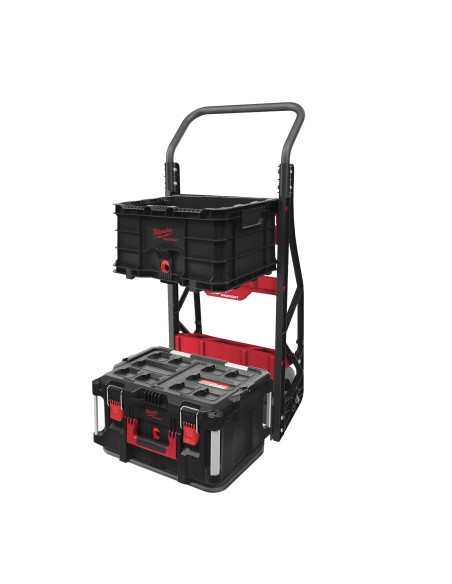 Carrello Milwaukee PACKOUT™ a Due Ruote 180 kg – Trasporto Utensili Modulabile