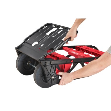 Carrello Milwaukee PACKOUT™ a Due Ruote 180 kg – Trasporto Utensili Modulabile