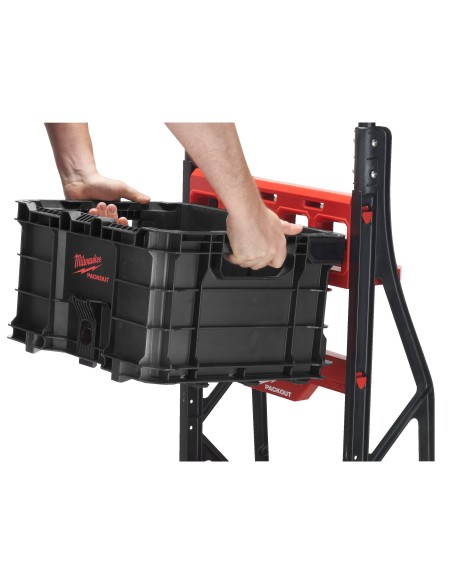 Carrello Milwaukee PACKOUT™ a Due Ruote 180 kg – Trasporto Utensili Modulabile