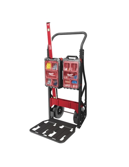 Carrello Milwaukee PACKOUT™ a Due Ruote 180 kg – Trasporto Utensili Modulabile