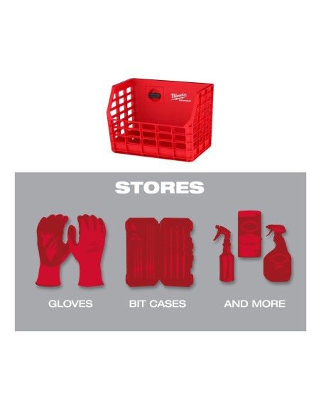 Cestello Milwaukee PACKOUT™ Wire Basket con Montaggio Click & Lock