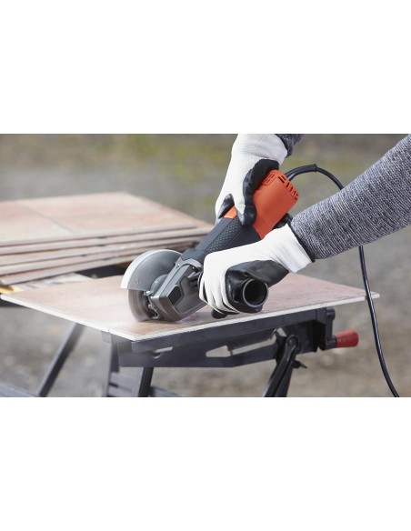 Smerigliatrice angolare Black & Decker 900W Ø115 con valigetta BEG210K