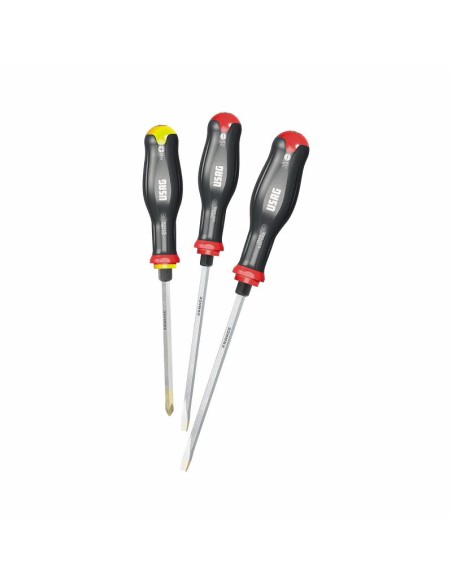 USAG 03240670 3 giraviti martellabili per viti con intaglio e impronta a croce