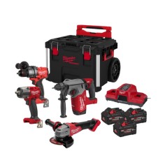 Kit Milwaukee M18 FPP4HF-803P FORGE | 4 Utensili FUEL + PACKOUT