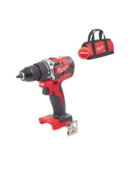 Trapano avvitatore Brushless con percussione MILWAUKEE M18 CBLPD-0X