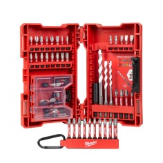 Milwaukee Set kit Punte Trapano Cacciavite 54 pz Shock wave inserti