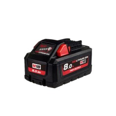 MILWAUKEE M18 HB8 batteria 18V 8.0 Ah Li-Ion a ioni di litio