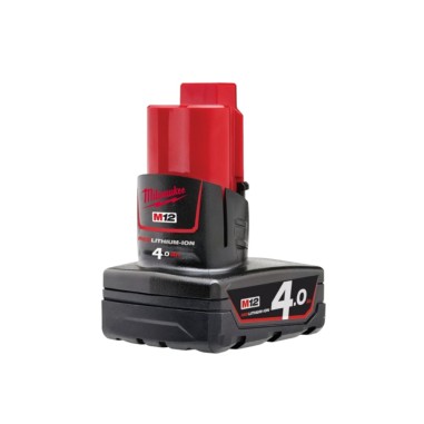 MILWAUKEE M12 B4 batteria 12V 4.0 Ah Li-Ion 3 volte più potente