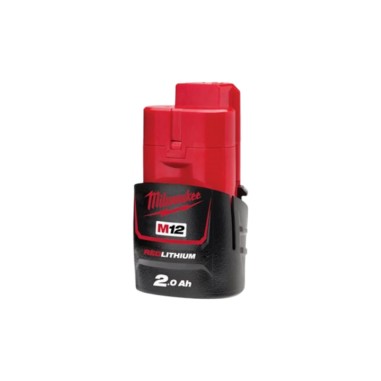 MILWAUKEE M12 B2 batteria 12V 2.0 Ah Li-Ion a ioni di litio 3 più pote