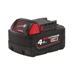 MILWAUKEE M18 B4 batteria 18V 4.0 Ah Li-Ion a ioni di litio