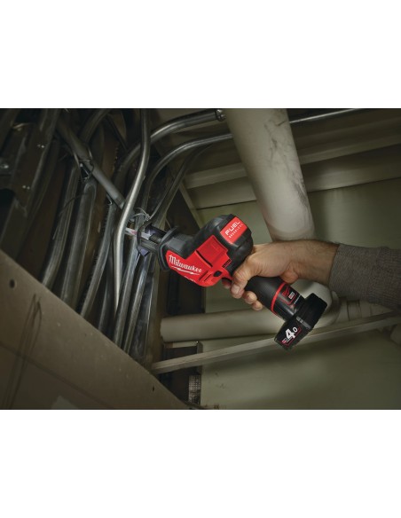 Milwaukee M12 CHZ-602X Seghetto Diritto FUEL 12V con 2 Batterie 6.0Ah