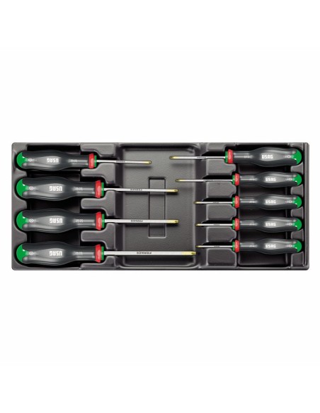 Modulo USAG 519/324TX in termoformato con 9 giraviti  Tamper Resistant