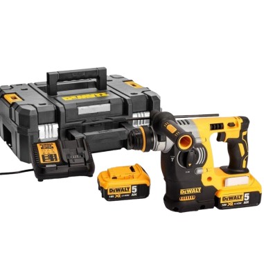 DeWALT DCH273P2T tassellatore SDS-PLUS BRUSHLESS XR con 2 batterie 5 Ah