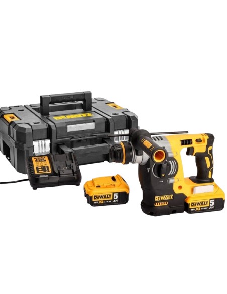 DeWALT DCH273P2T tassellatore SDS-PLUS BRUSHLESS XR con 2 batterie 5 Ah