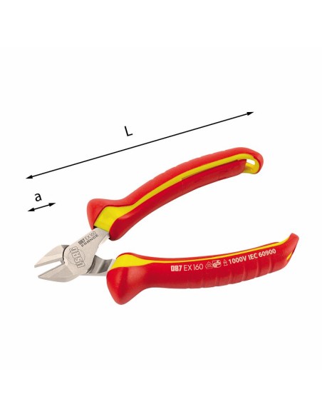 USAG 087 EX Tronchesi Isolati Tagliente Diagonale 1000 V Professionali